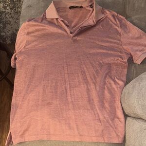 Ermenegildo Zegna Pink Polo Shirt